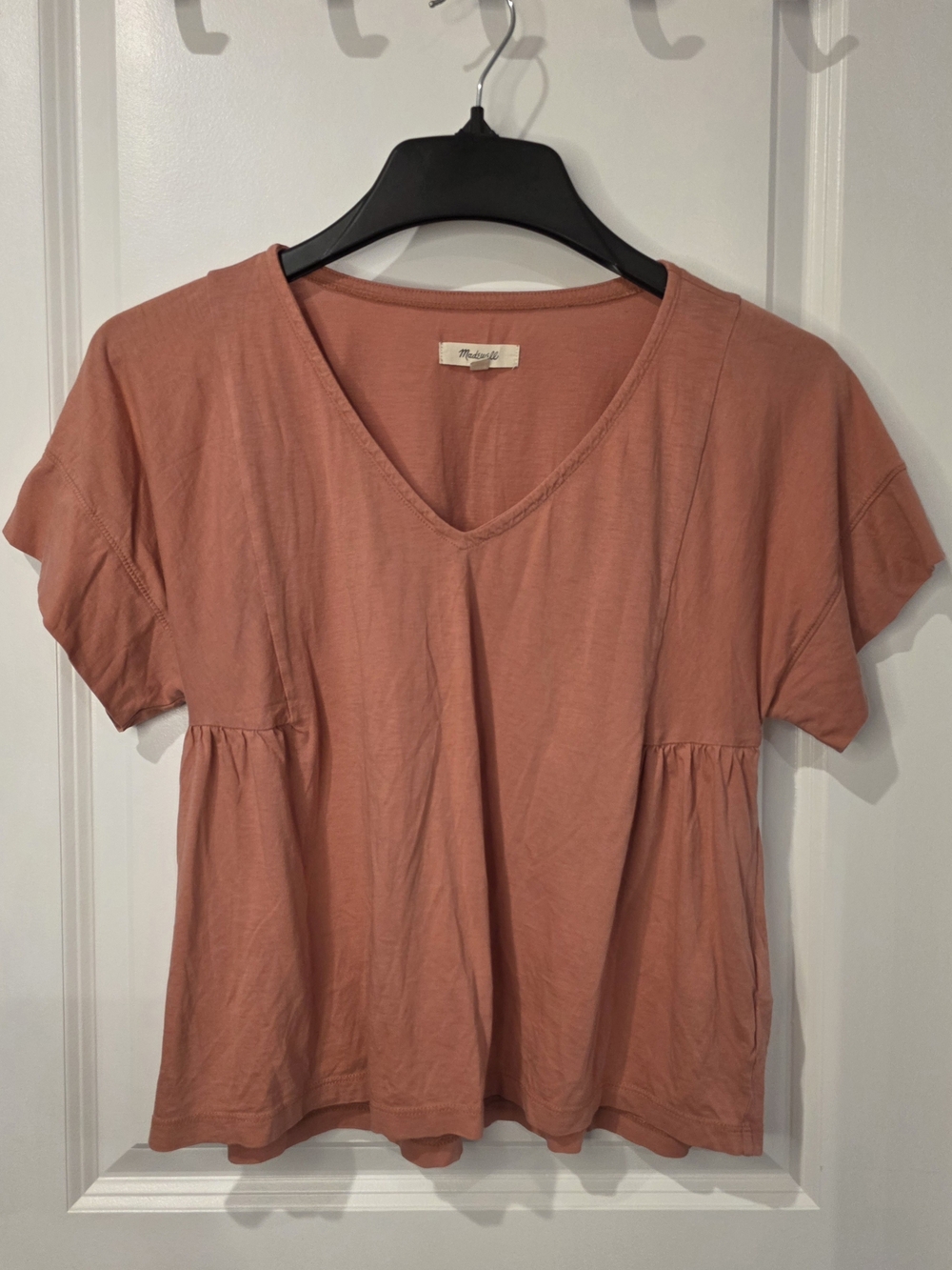 Madewell Supima Cotton Flutter-Sleeve Tee